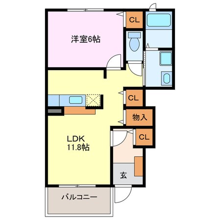 カルモの物件間取画像